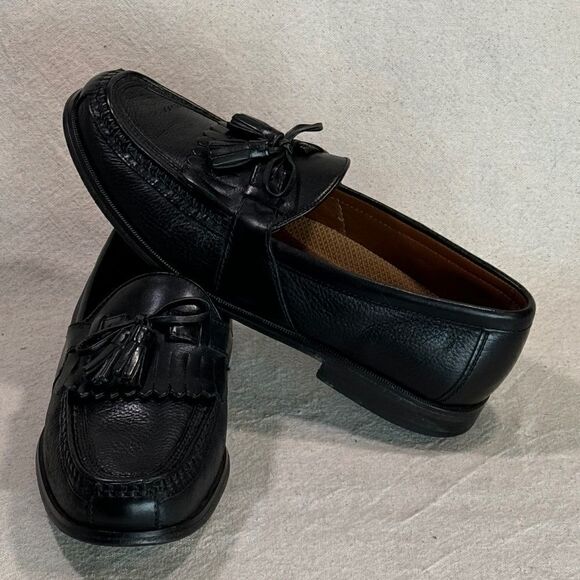 Johnston & Murphy Kiltie Tassel Loafers Moc Toe Mens Size 9.5M - Picture 8 of 16